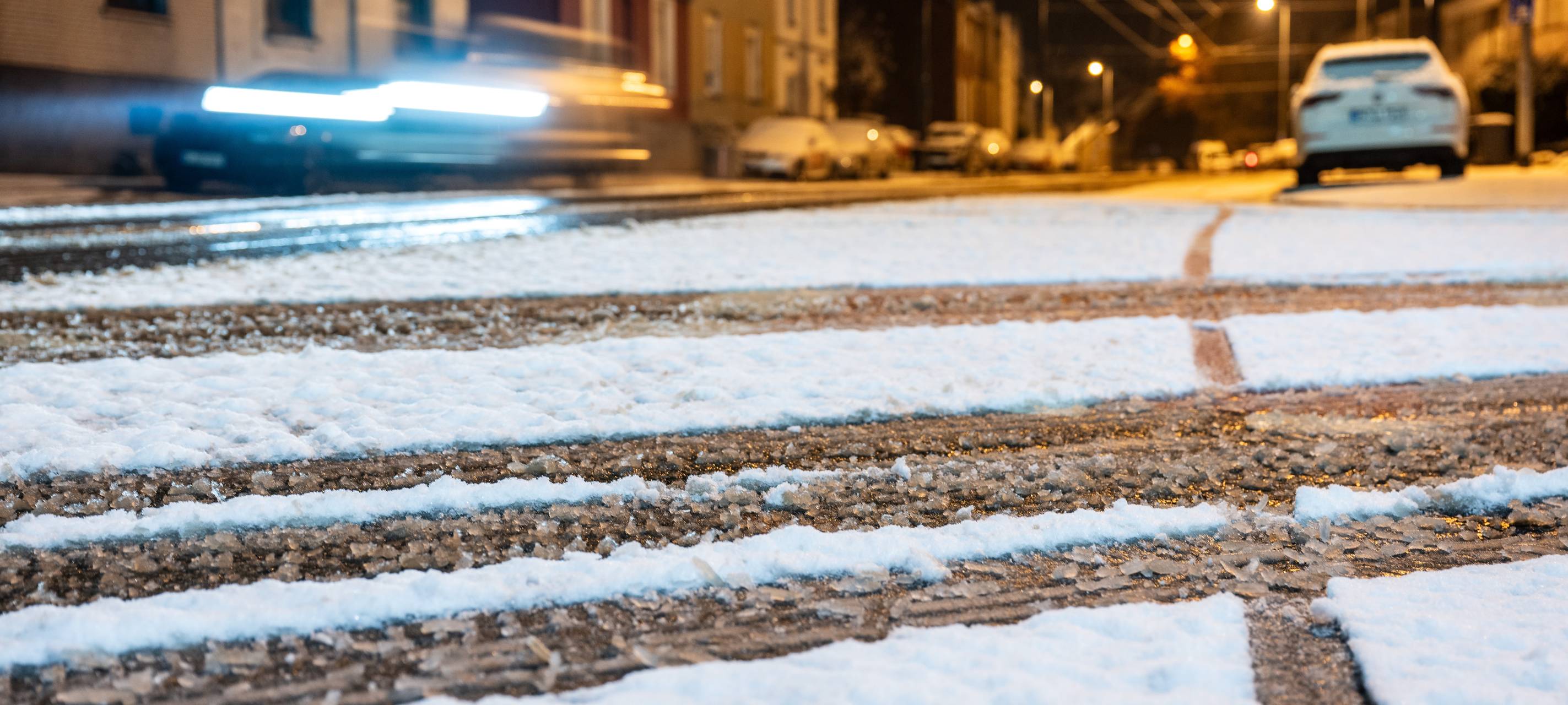 Viele Unfälle durch Schnee und Glätte in Gelsenkirchen