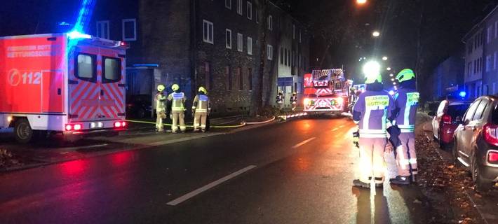 Bottrop: Kellerbrand in Mehrfamilienhaus