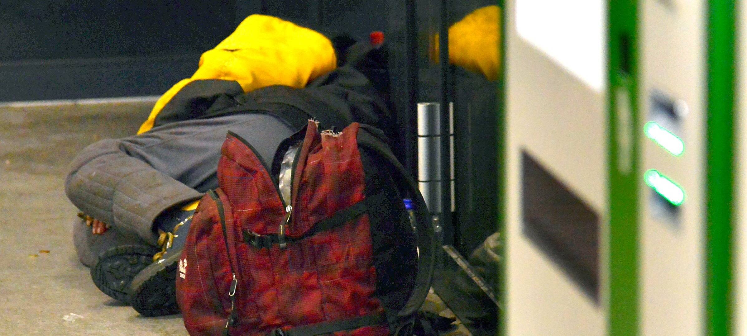 Hilfe für Obdachlose bei Kälte