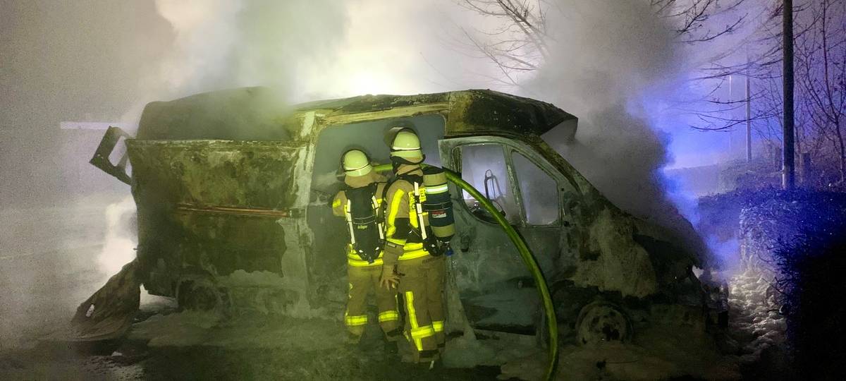 Gladbeck: Kleintransporter explodiert