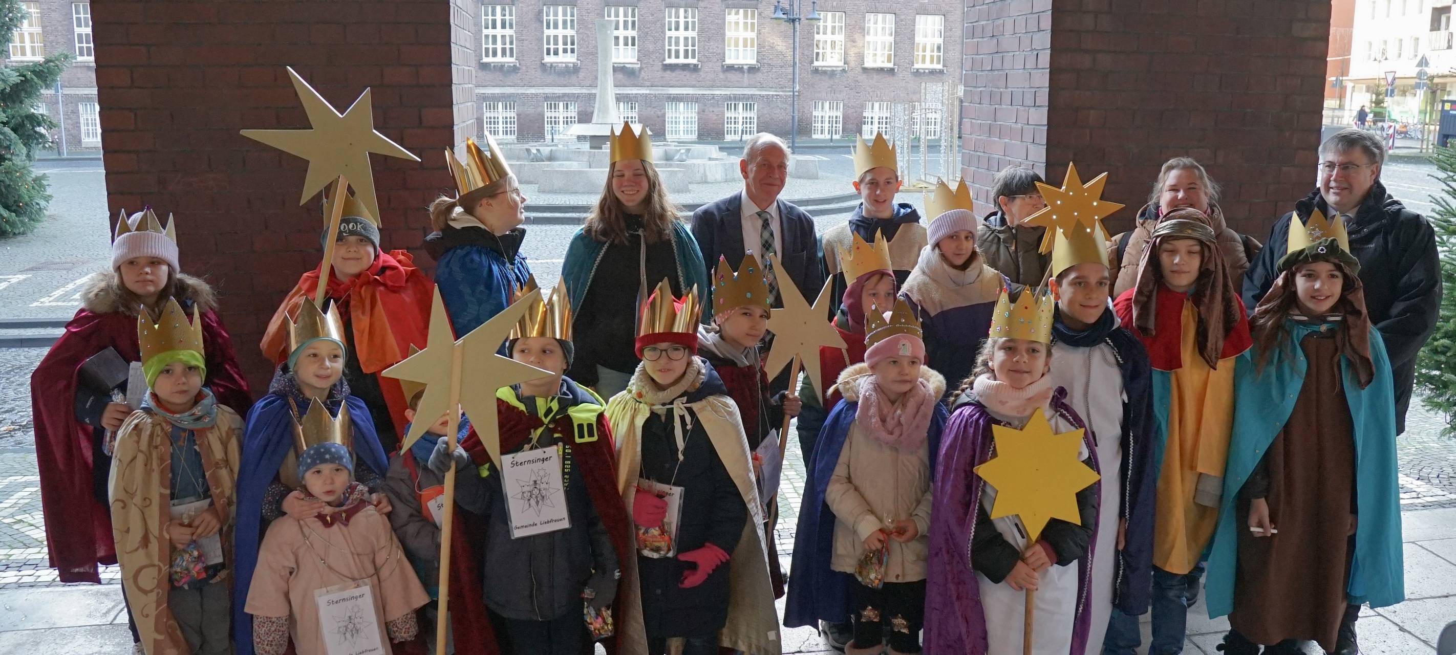 Sternsinger werden in Bottrop empfangen