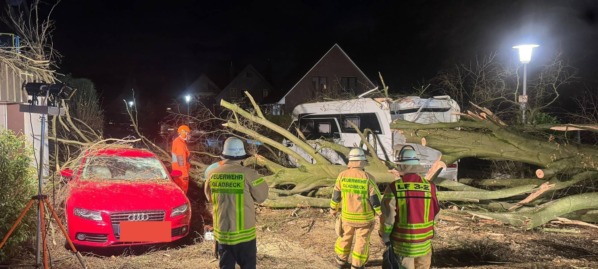 Fast 100 Sturmeinsätze in Gladbeck, Bottrop und Gelsenkirchen