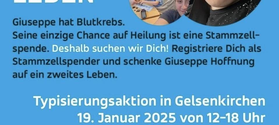 Gelsenkirchen: Typisierungsaktion für Giuseppe (7)