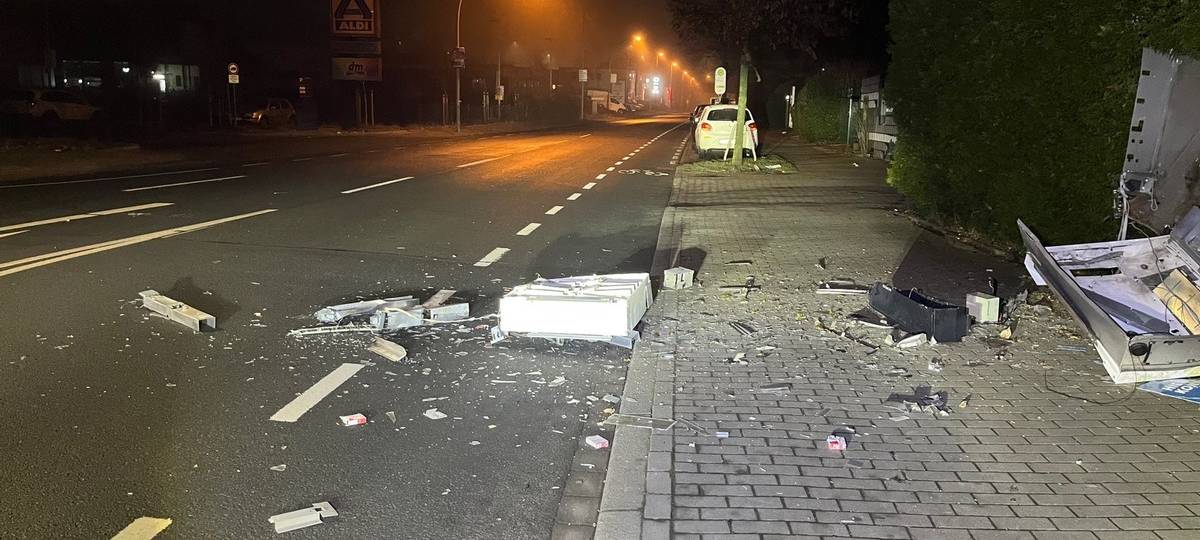 Zigarettenautomat in Gelsenkirchen-Schalke gesprengt