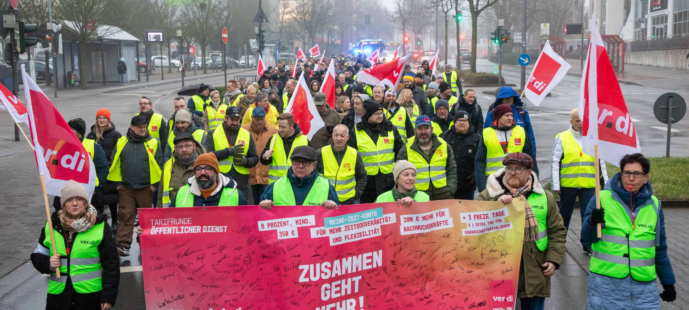 Neue Warnstreiks im öffentlichen Dienst