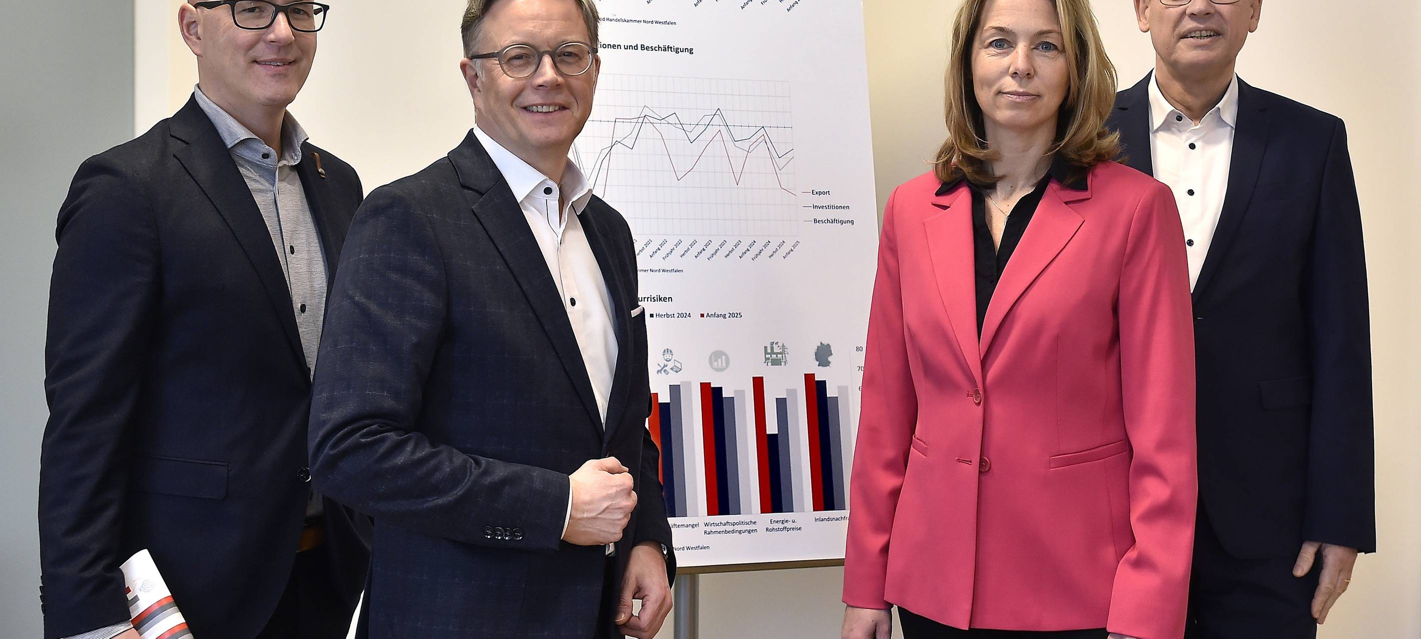 Kleiner Lichtblick für die Wirtschaft bei uns