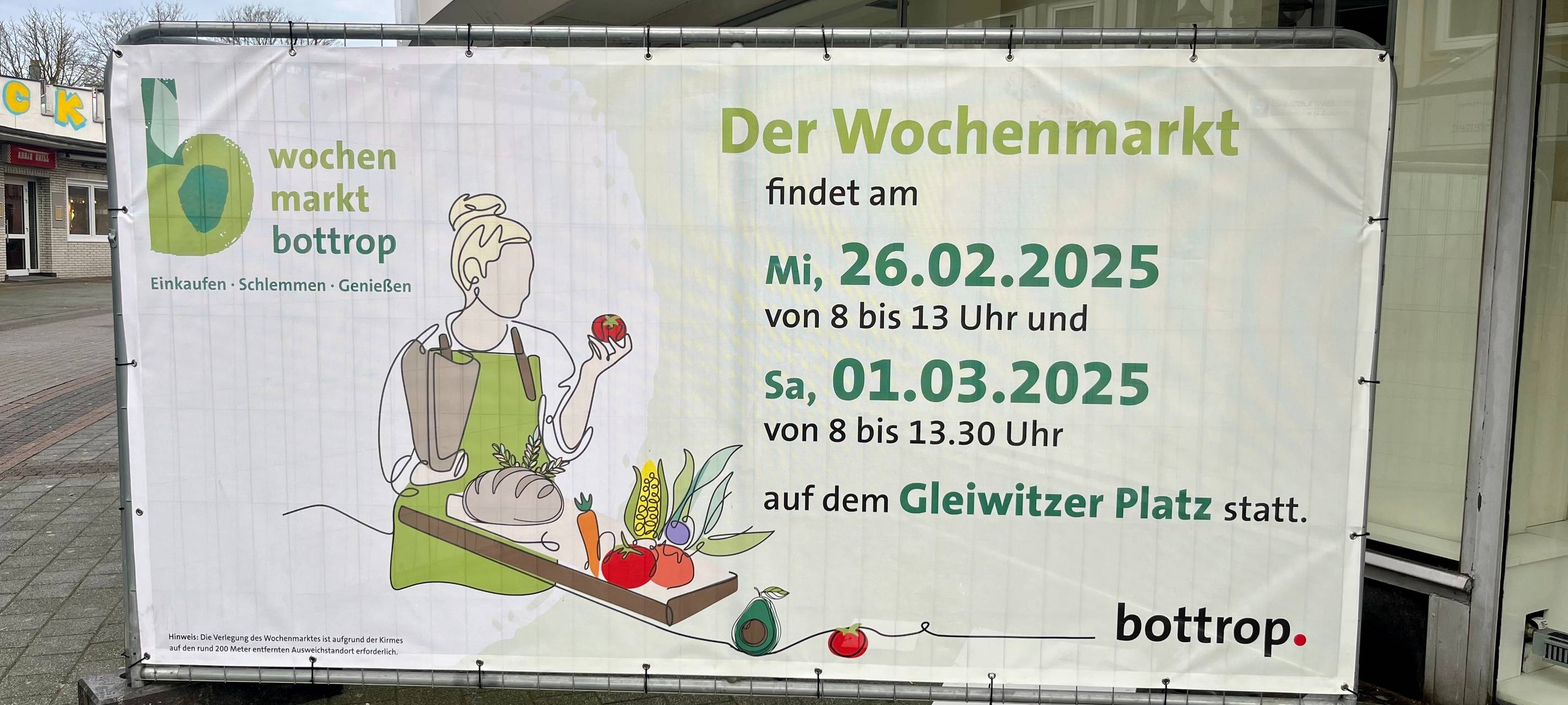 Bottroper Wochenmarkt muss der Karnevalskirmes weichen
