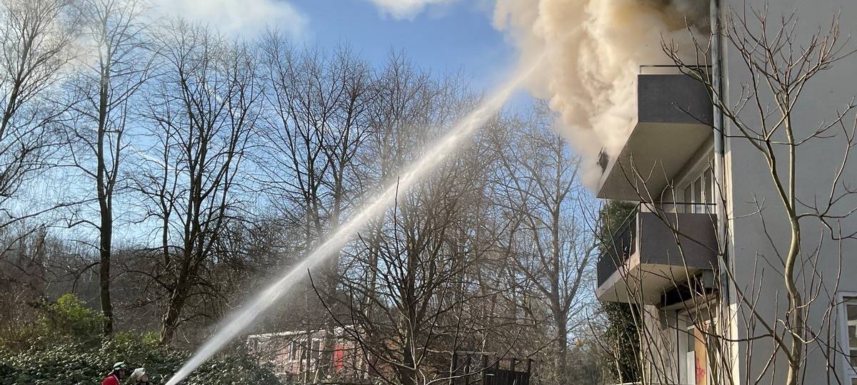 Schon wieder Brand in leerstehendem Gladbecker Hochhaus