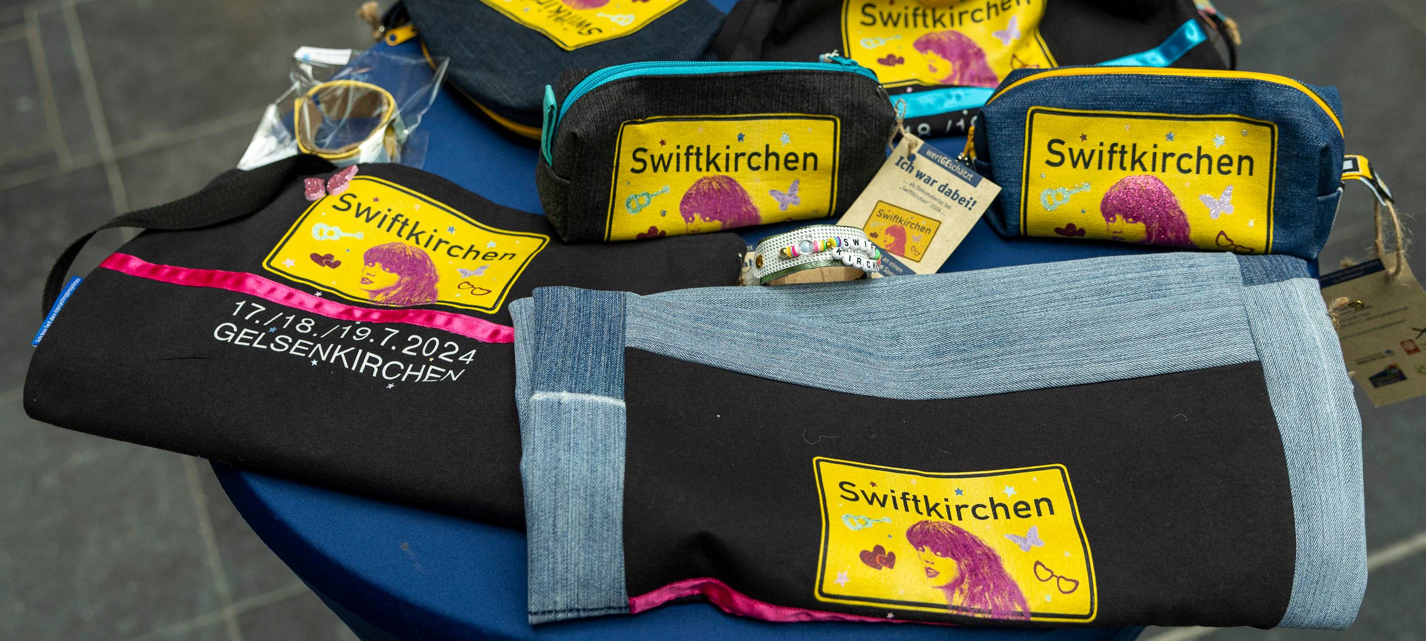 Taylor-Swift-Deko wird zu Taschen, T-Shirts und Kissenbezüge
