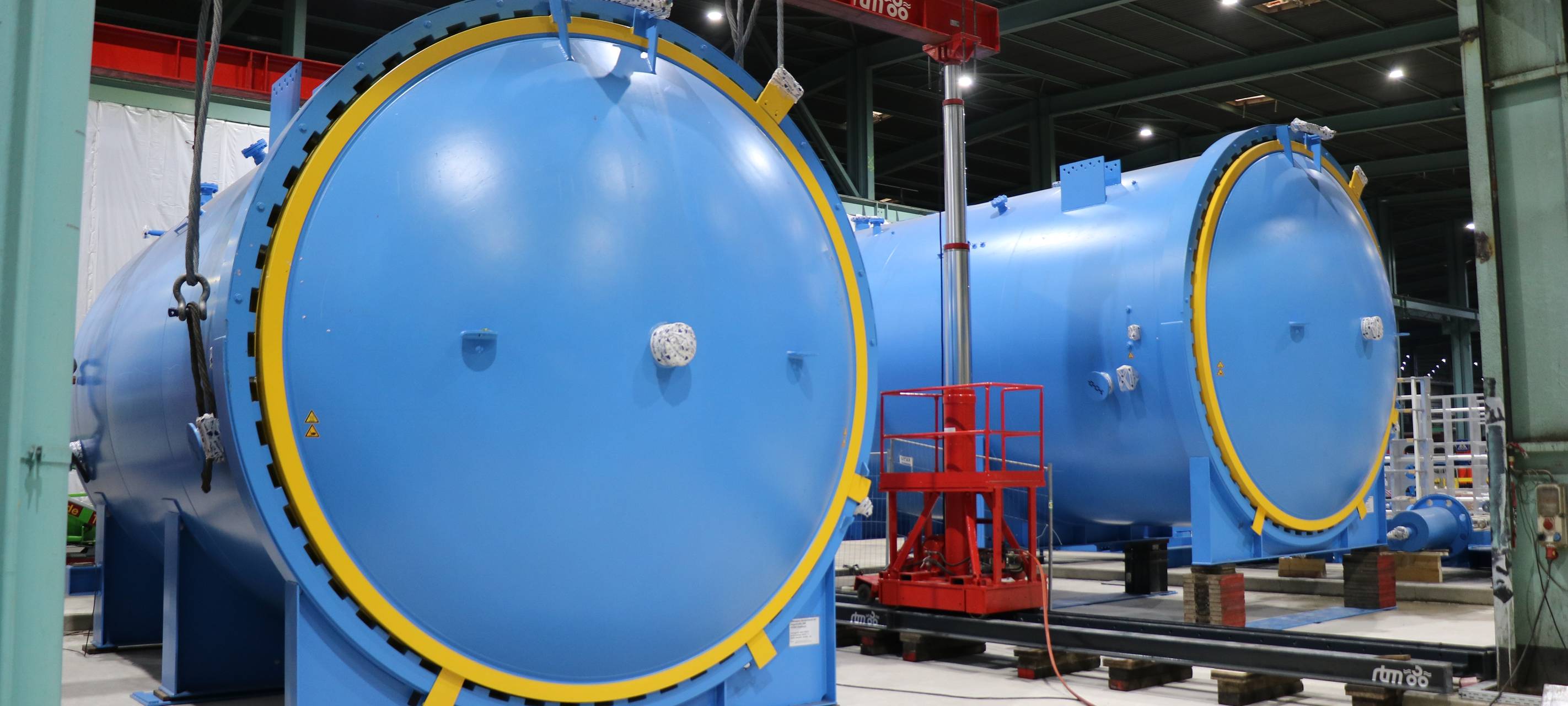 Neue Produktionslinie bei Pilkington in Gladbeck