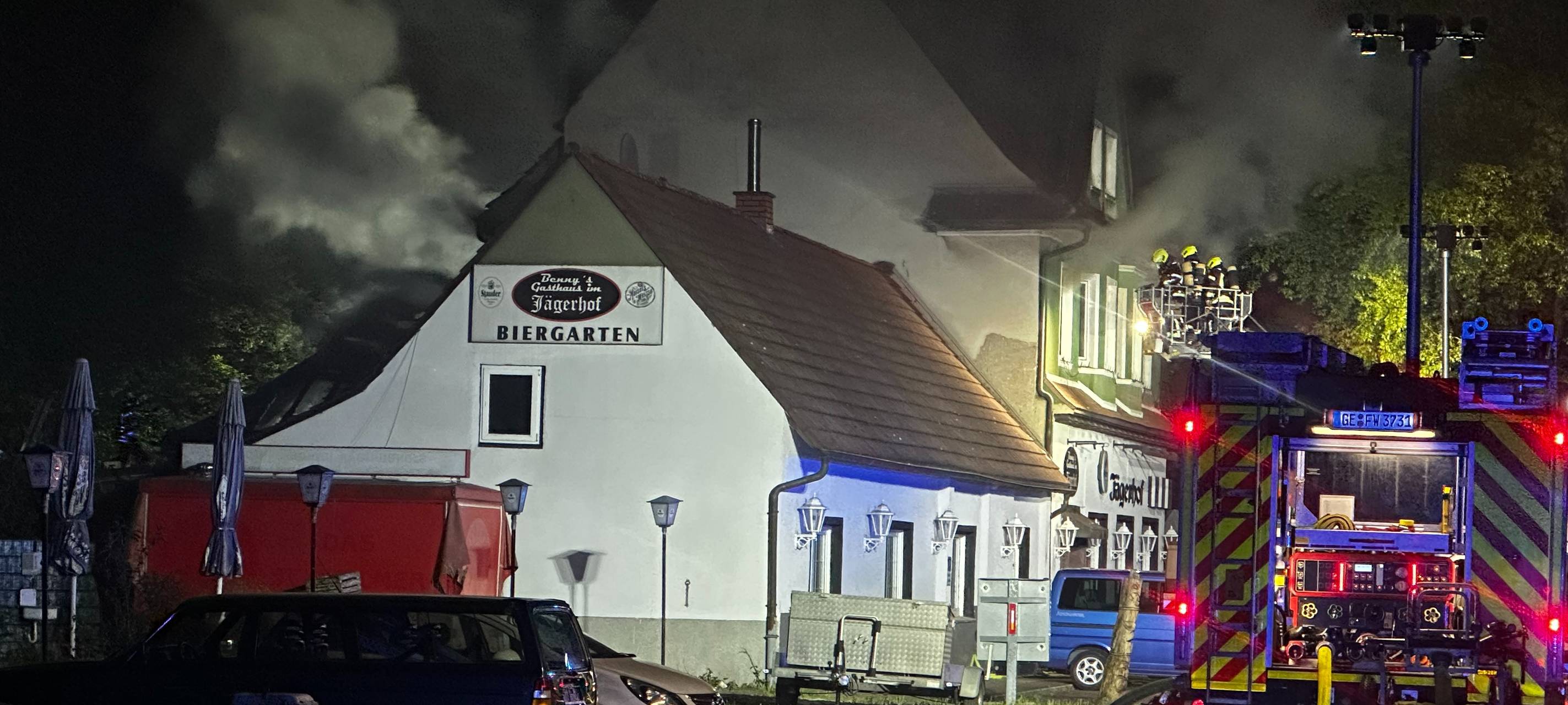 Dachstuhlbrand in Gelsenkirchen