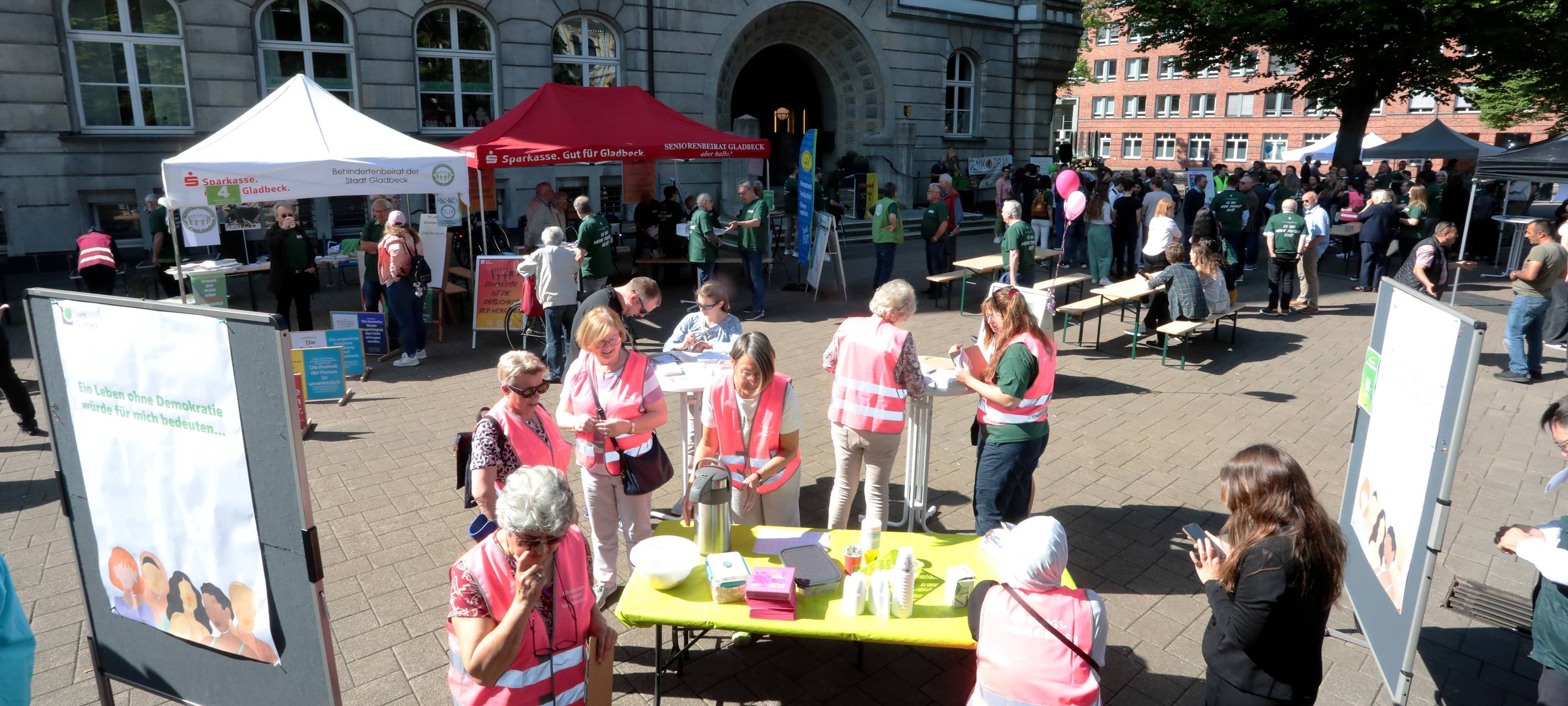 Gladbeck feiert die Demokratie