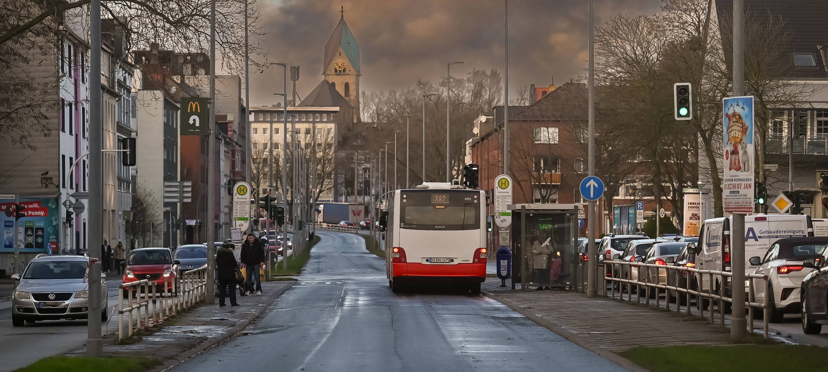 Neue Fahrbahndecke auf der Ringstraße in Gelsenkirchen