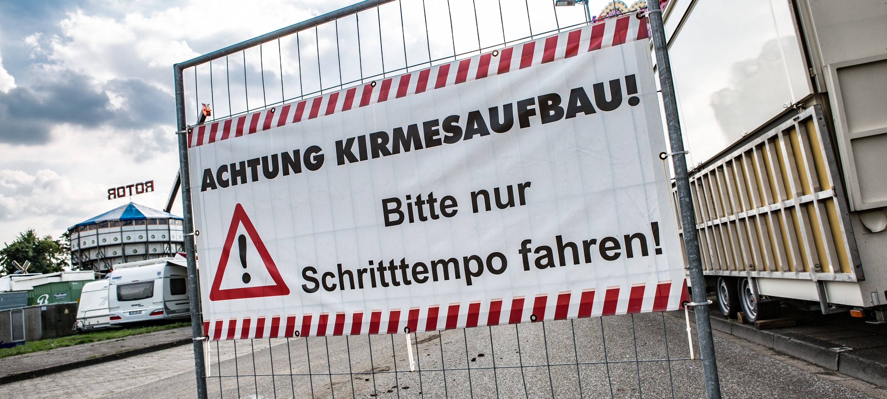 Cranger Kirmes: Aufbau in vollem Gange