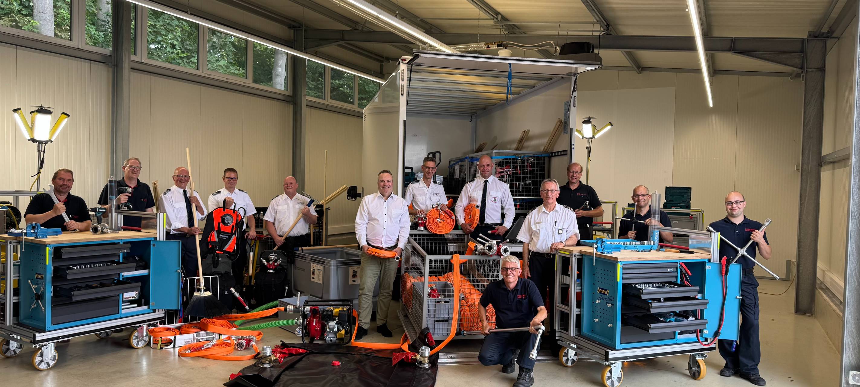 Gladbeck: Waldbrand-Ausrüstung für die Feuerwehr