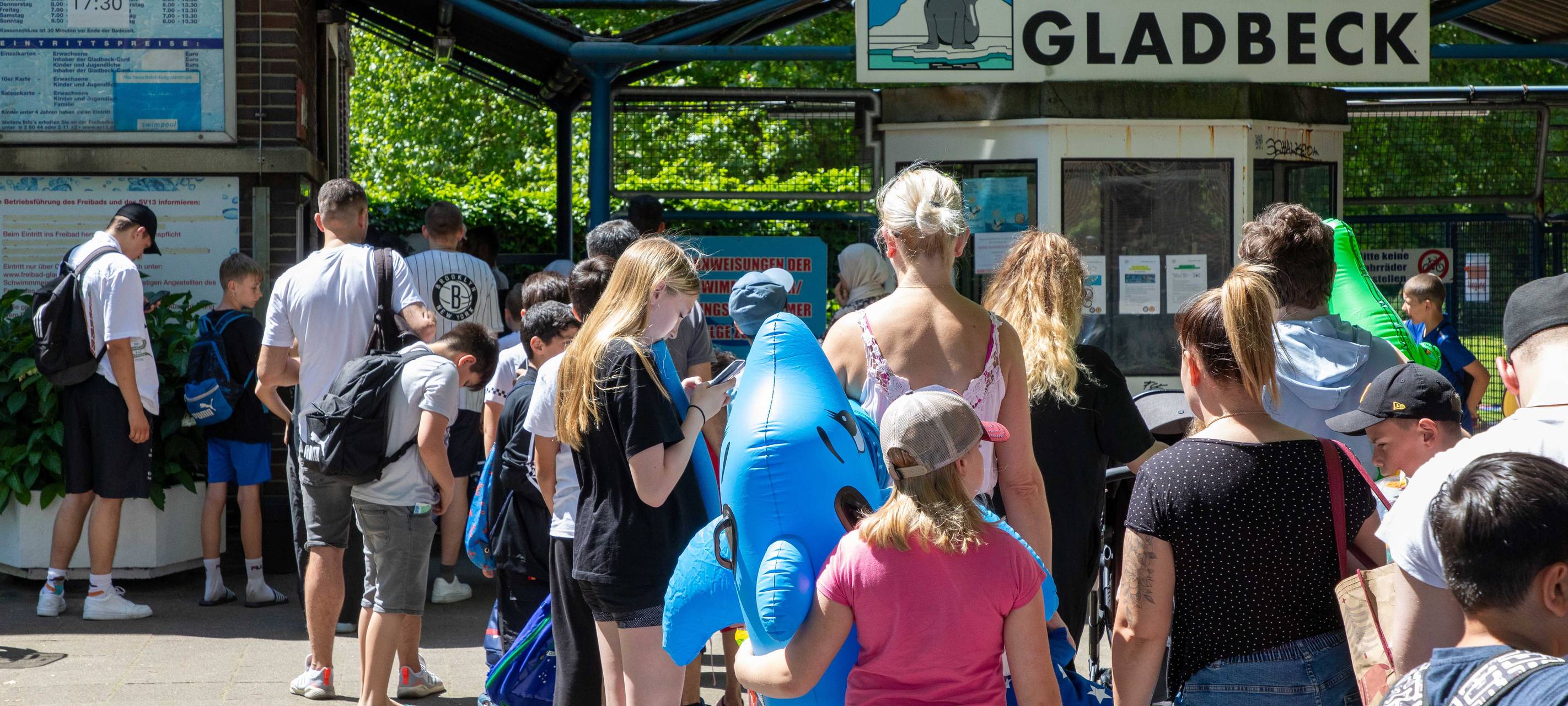 Kostenlose Sonnencreme im Freibad Gladbeck