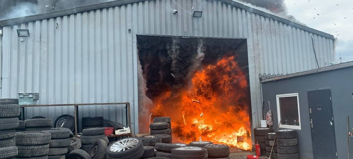 Großeinsatz der Bottroper Feuerwehr in der Knippenburg