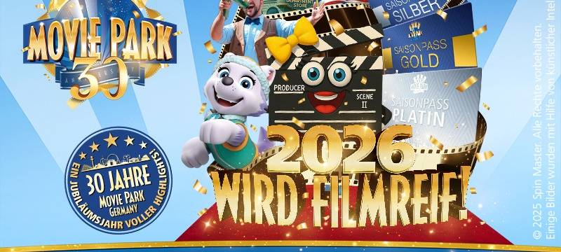 Jubiläum im Movie Park in Bottrop