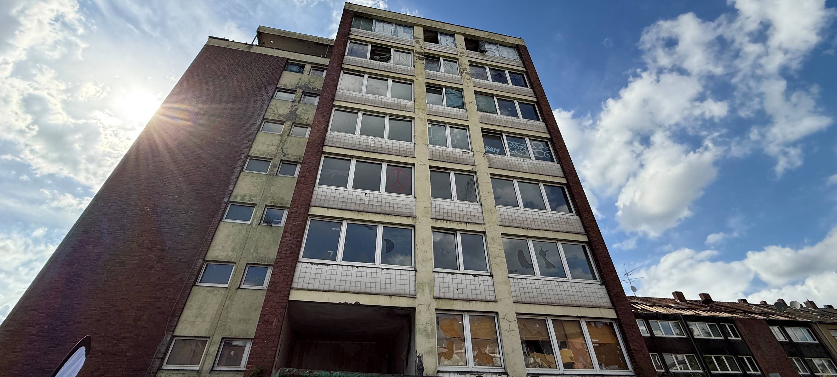 Fortschritte bei Abrissarbeiten in Gelsenkirchen-Buer