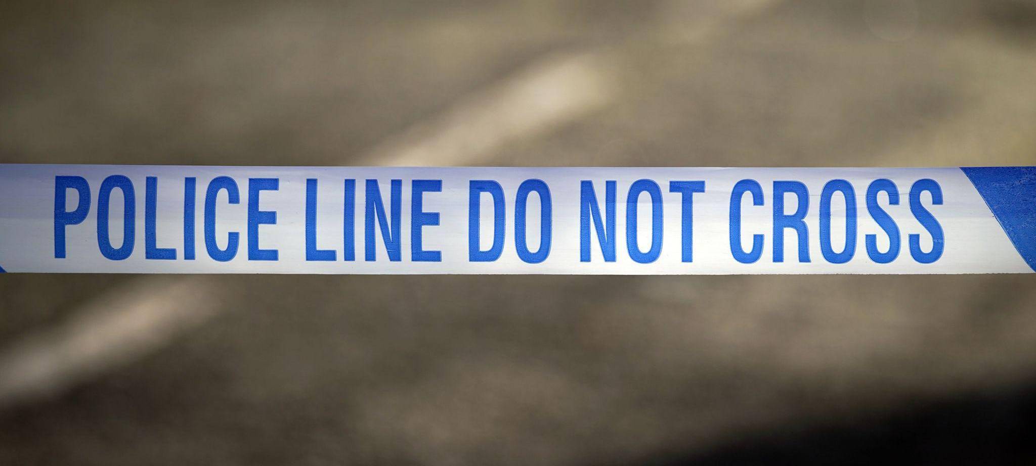 Polizeiband am Tatort