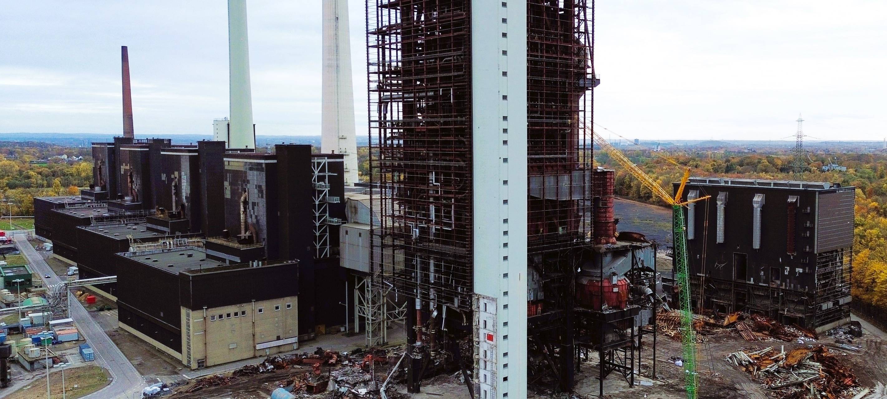 Nächste Sprengung im Kraftwerk Scholven wird vorbereitet
