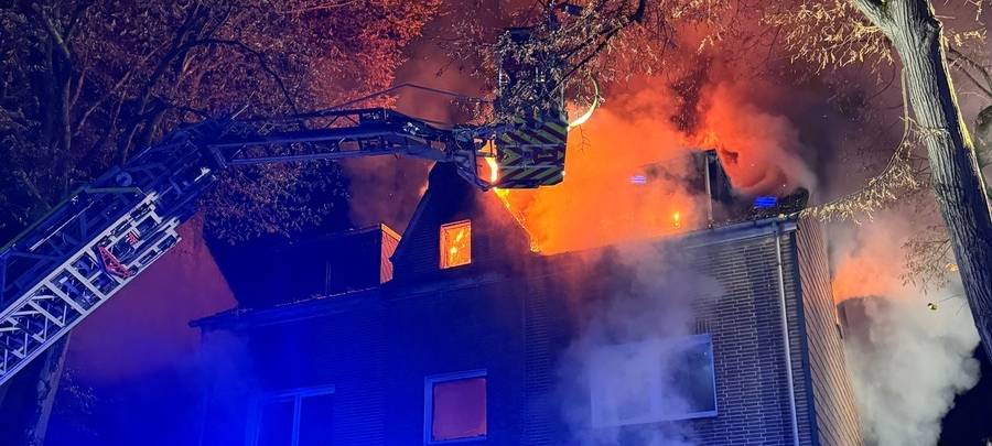 Verdacht auf schwere Brandstiftung in Gelsenkirchen