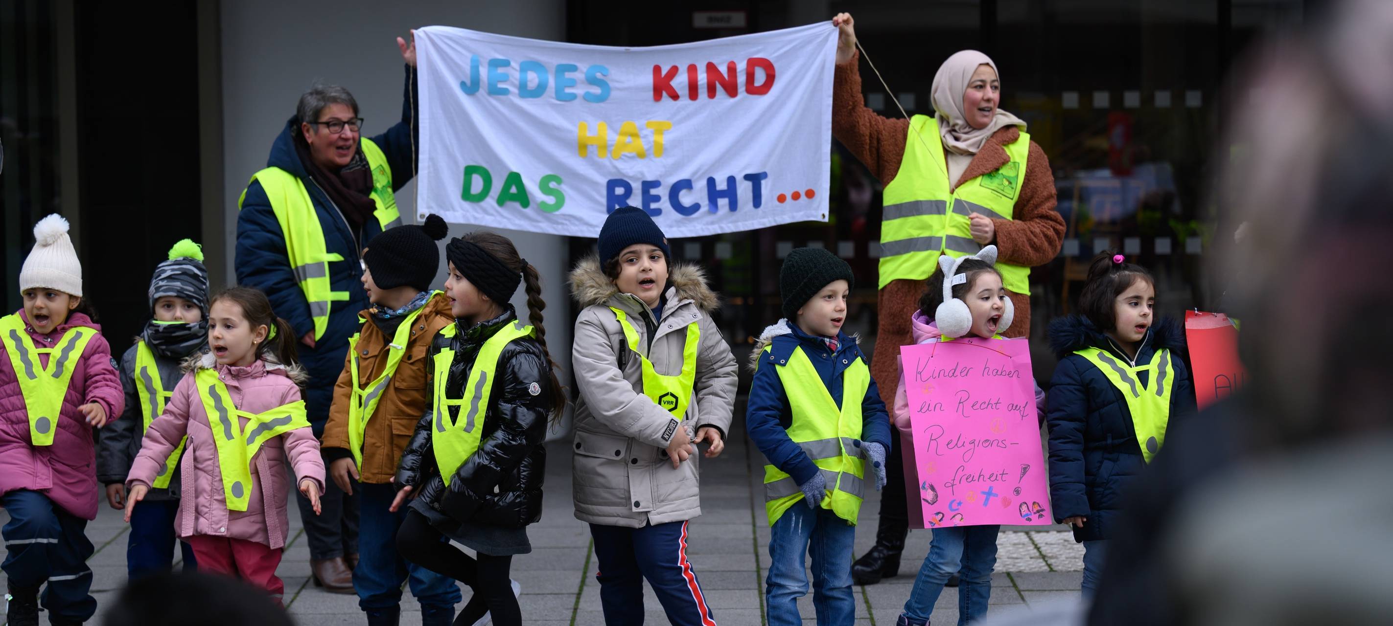 Kinder-Demo in der Gelsenkirchener Innenstadt