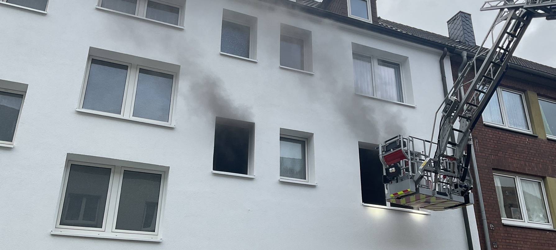 Wohnhausbrand in Gelsenkirchen-Bulmke-Hüllen