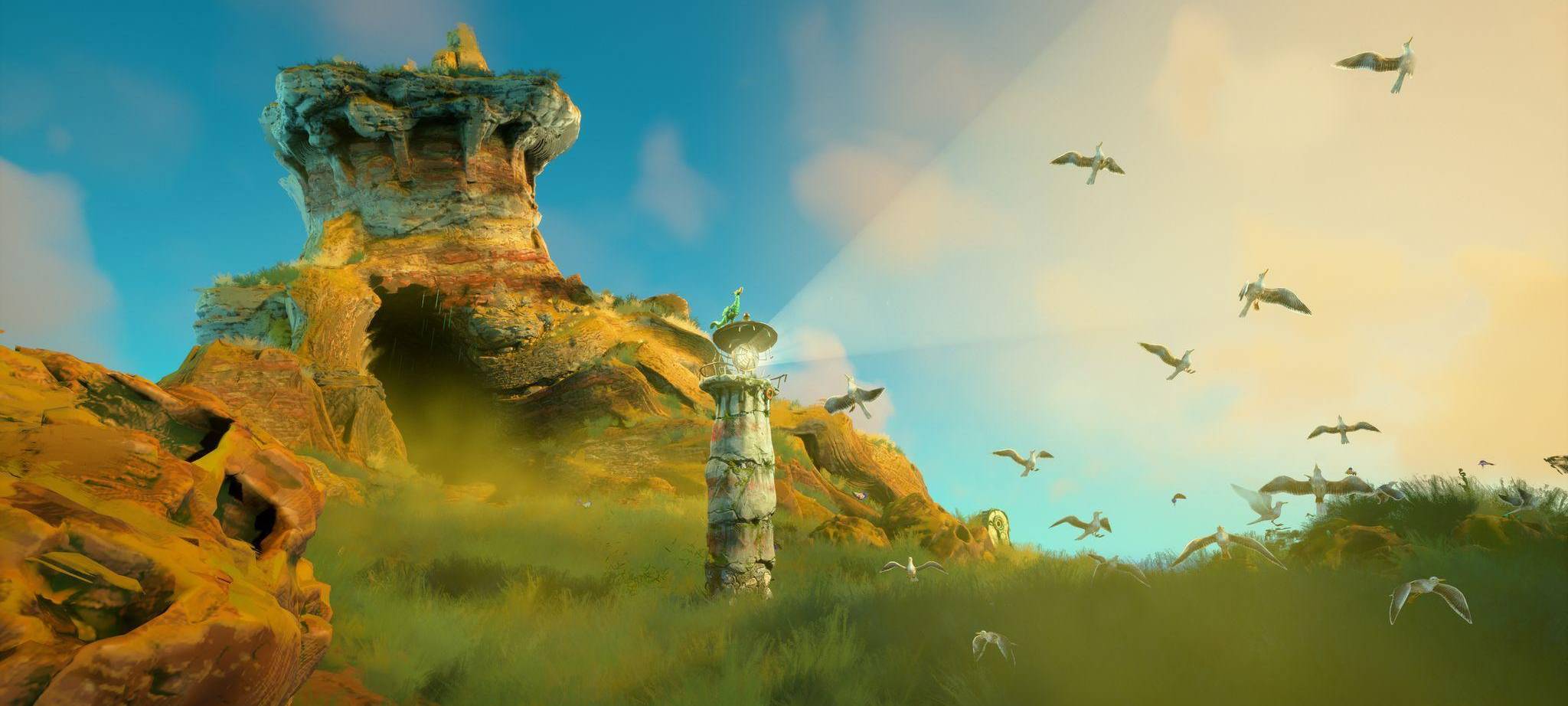 Screenshot vom Spiel «Keeper»