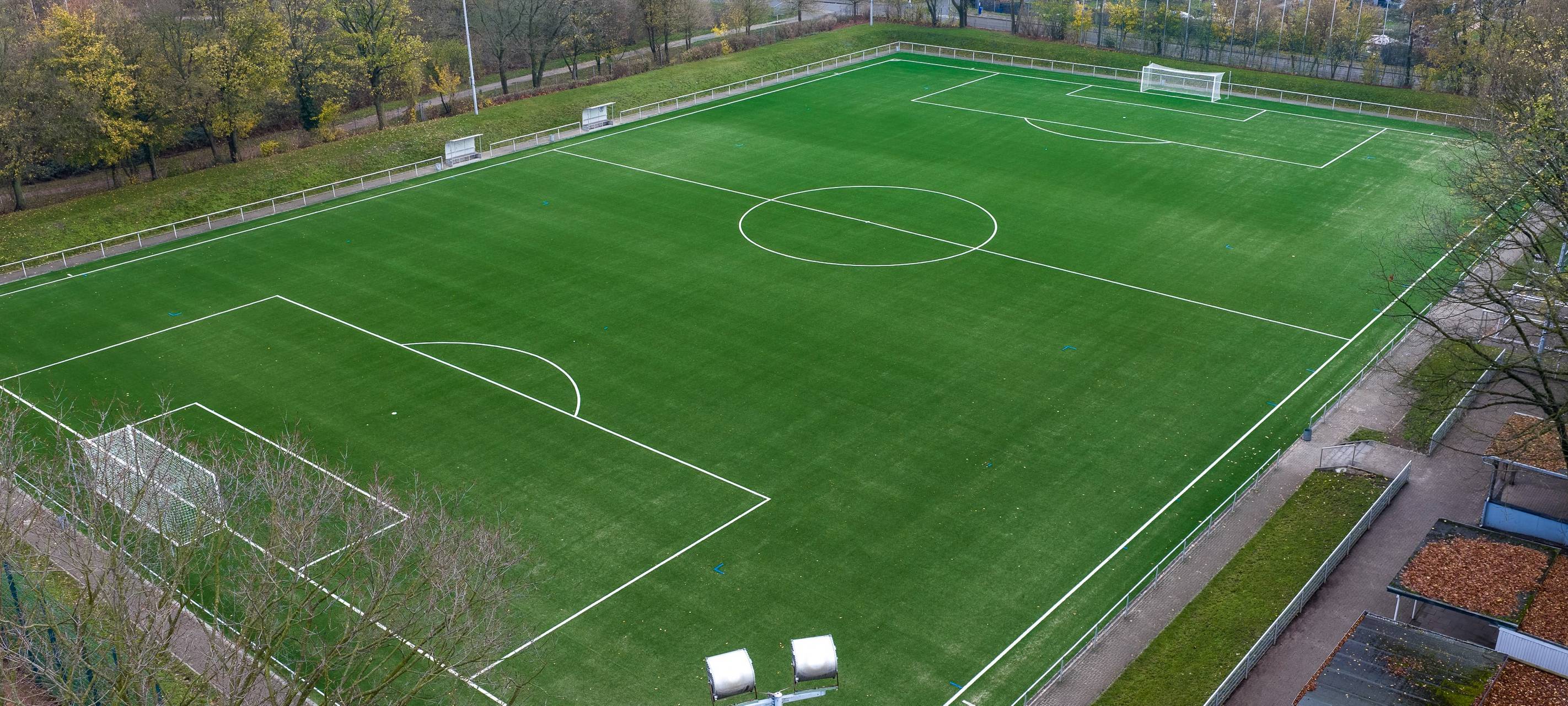 Neuer Kunstrasenplatz in Gelsenkirchen-Erle