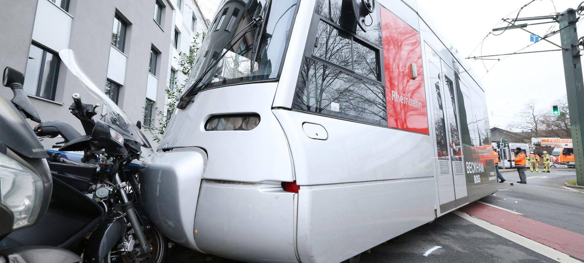 Straßenbahnunfall in Düsseldorf