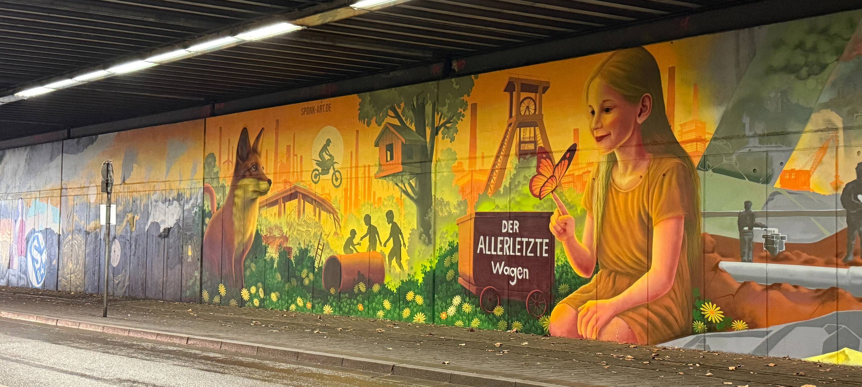 Gelsenkirchener Bahnunterführung ist verschönert