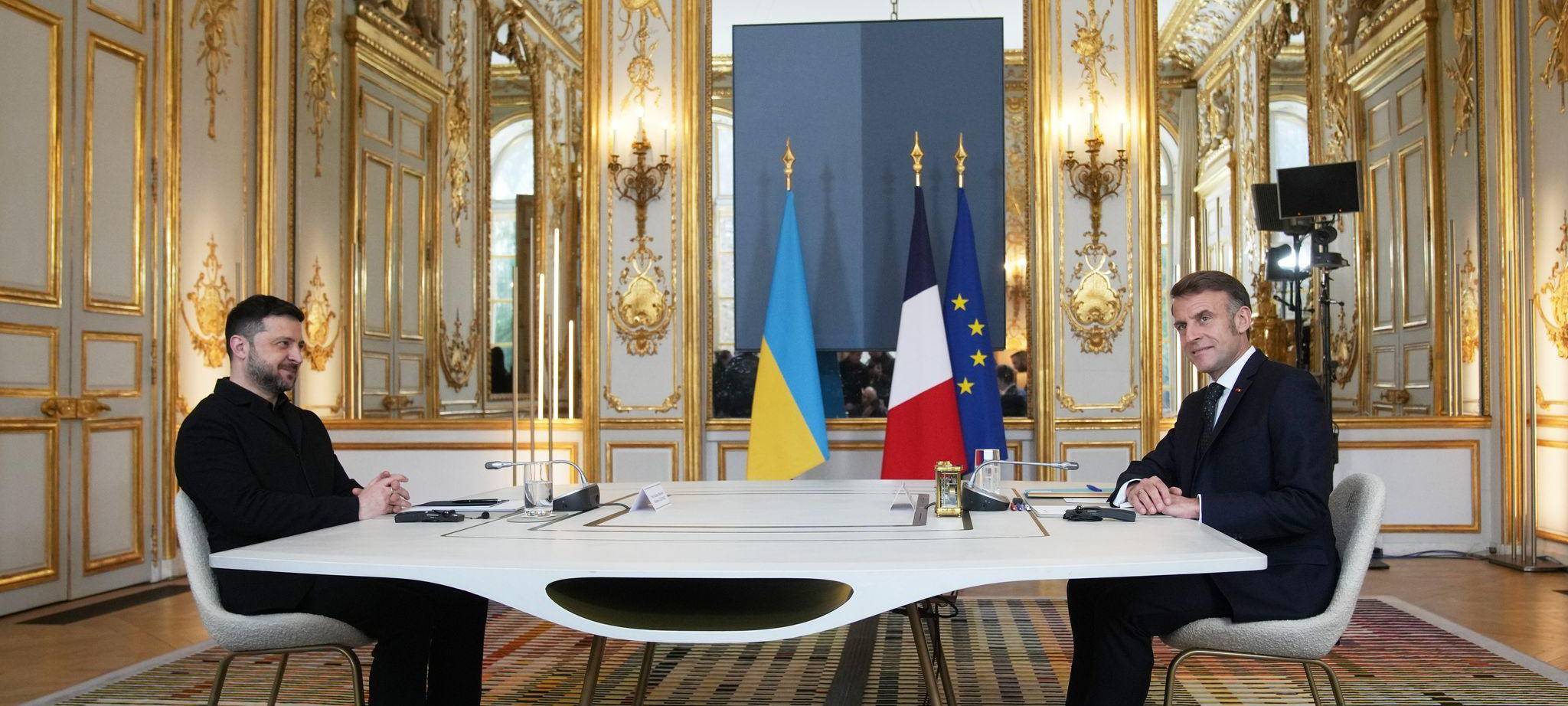 Präsident der Ukraine in Frankreich