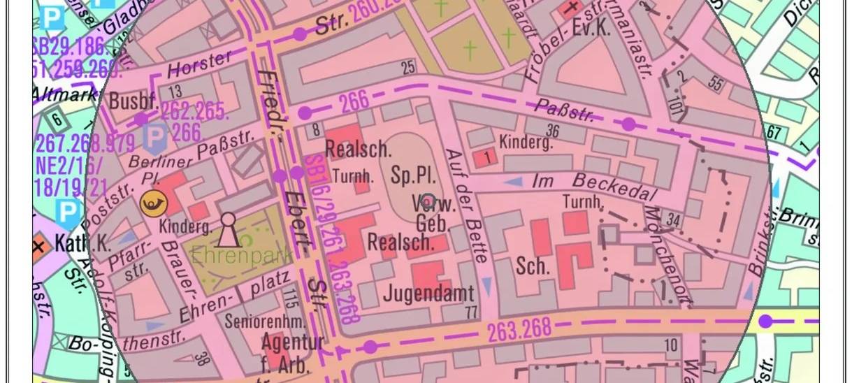 Blindgängersuche in Bottrop-Stadtmitte