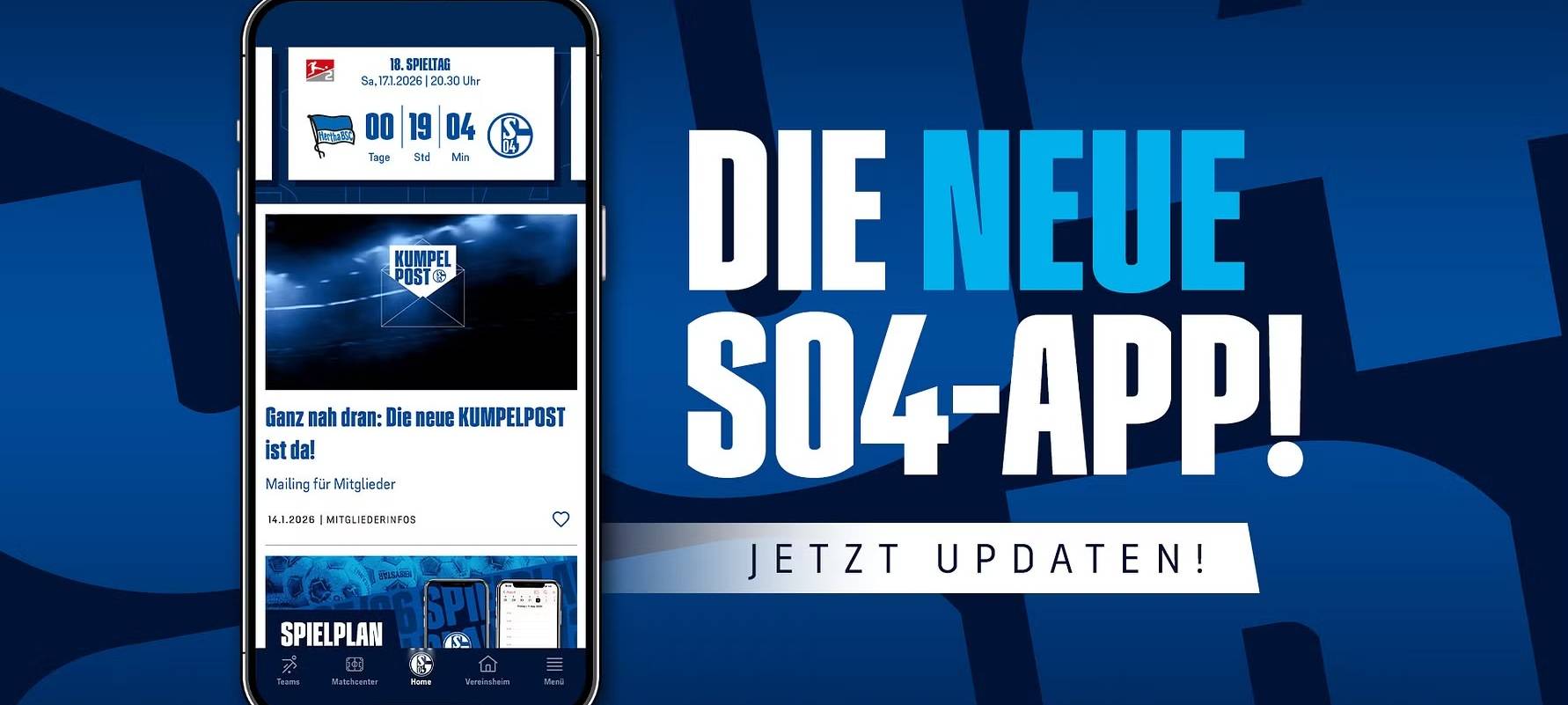 FC Schalke veröffentlicht neue App fürs Smartphone