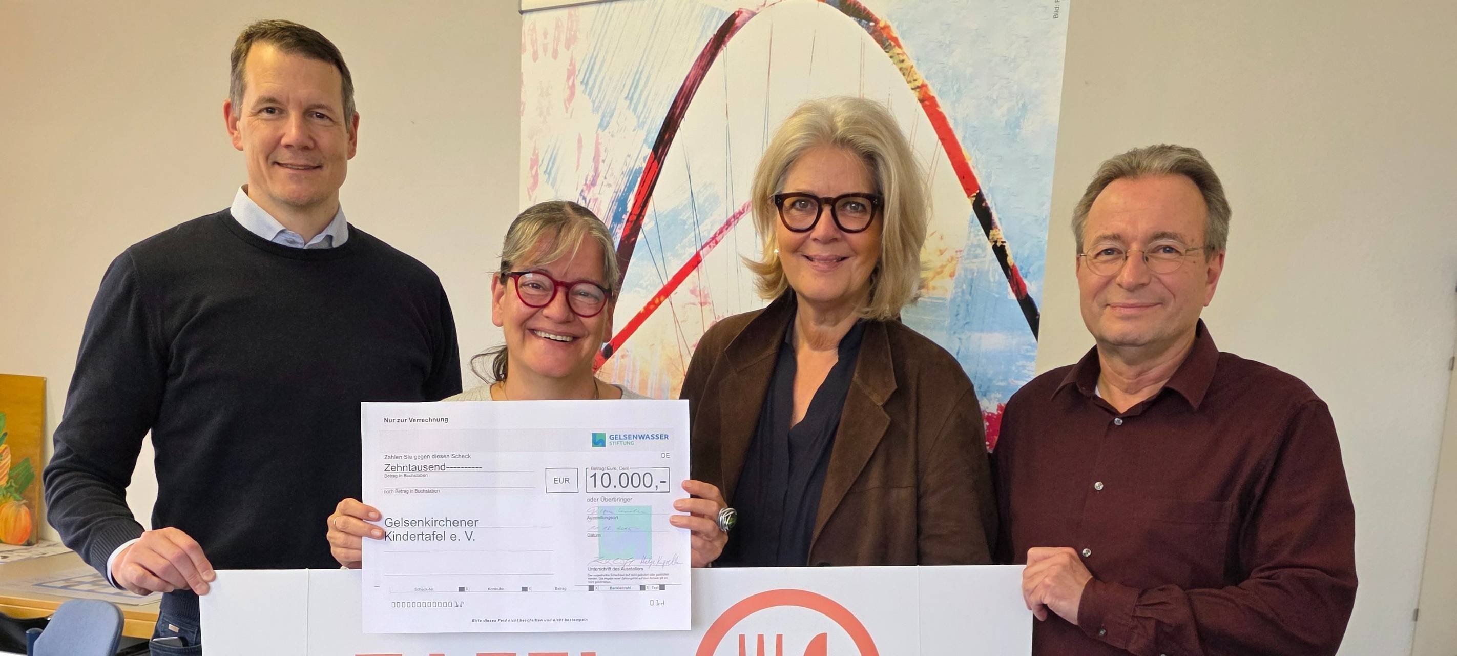 Pausenbrot-Aktion Gelsenwasser-Spende