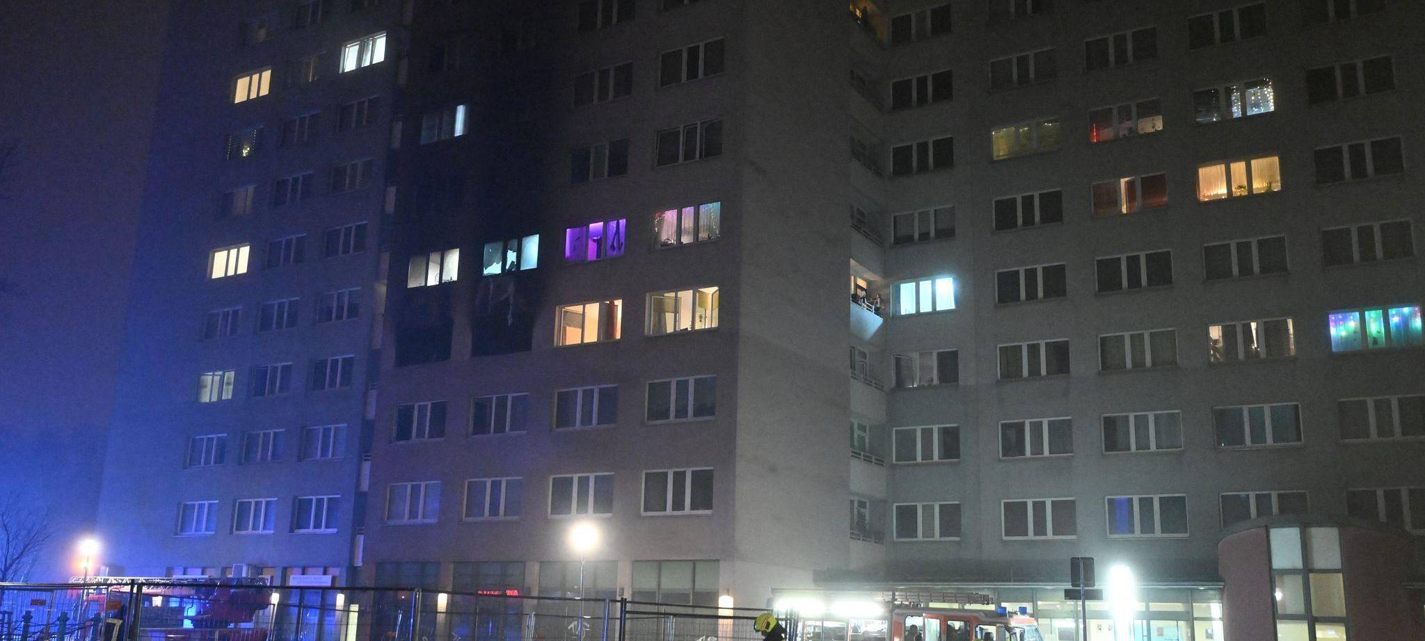 Hochhausbrand in Berlin