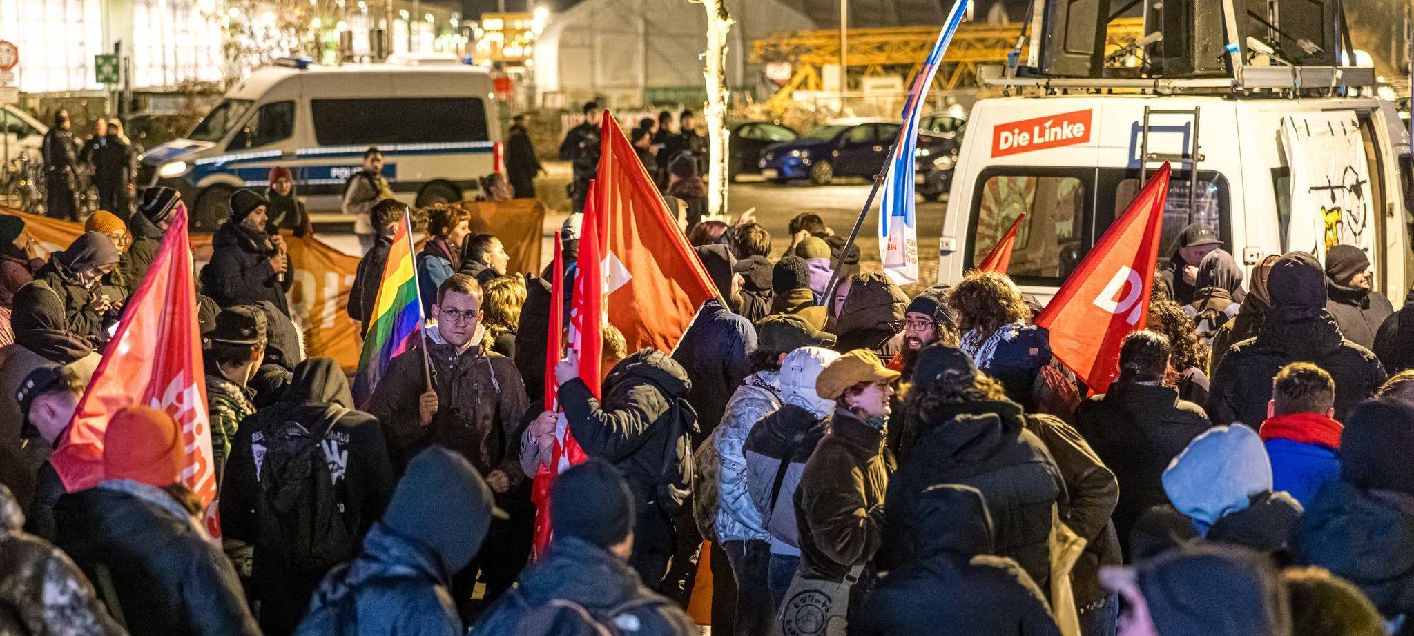 Demonstration gegen rechte Gewalt in Cottbus