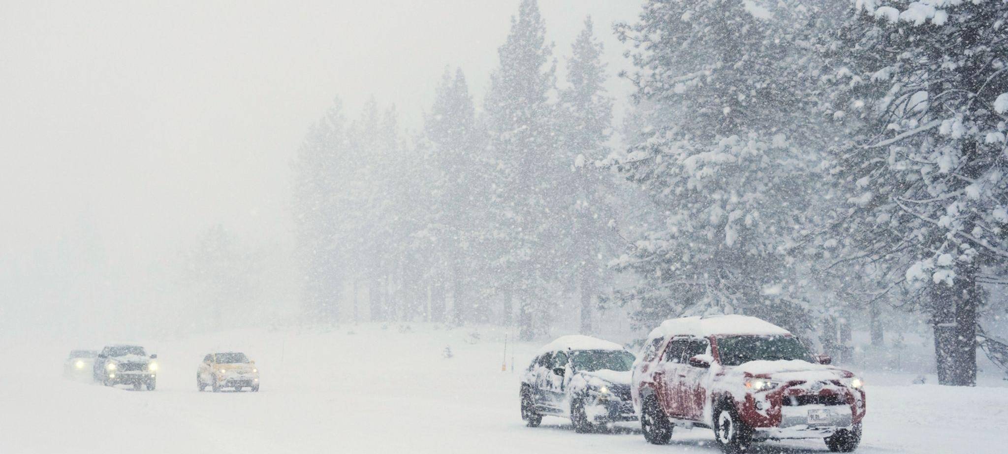 Schnee in Kalifornien