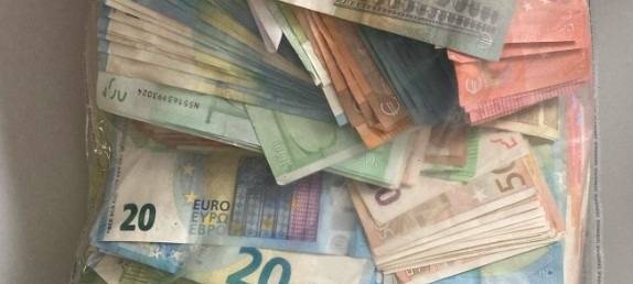 sichergestelltes Bargeld; Quelle Polizei Recklinghausen