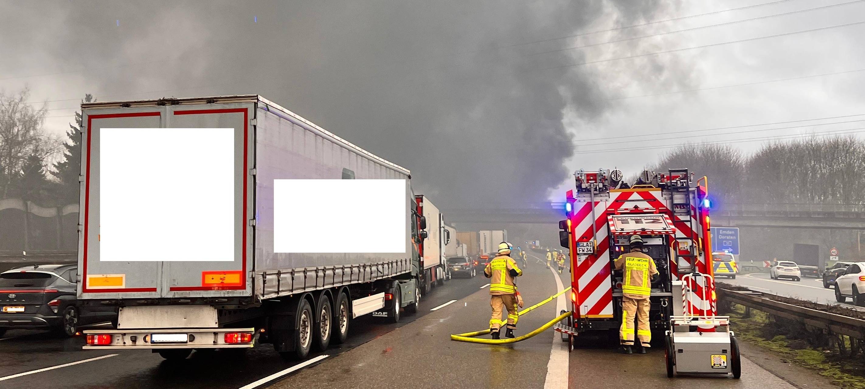 Sperrung nach LKW-Unfall auf der A2 aufgehoben