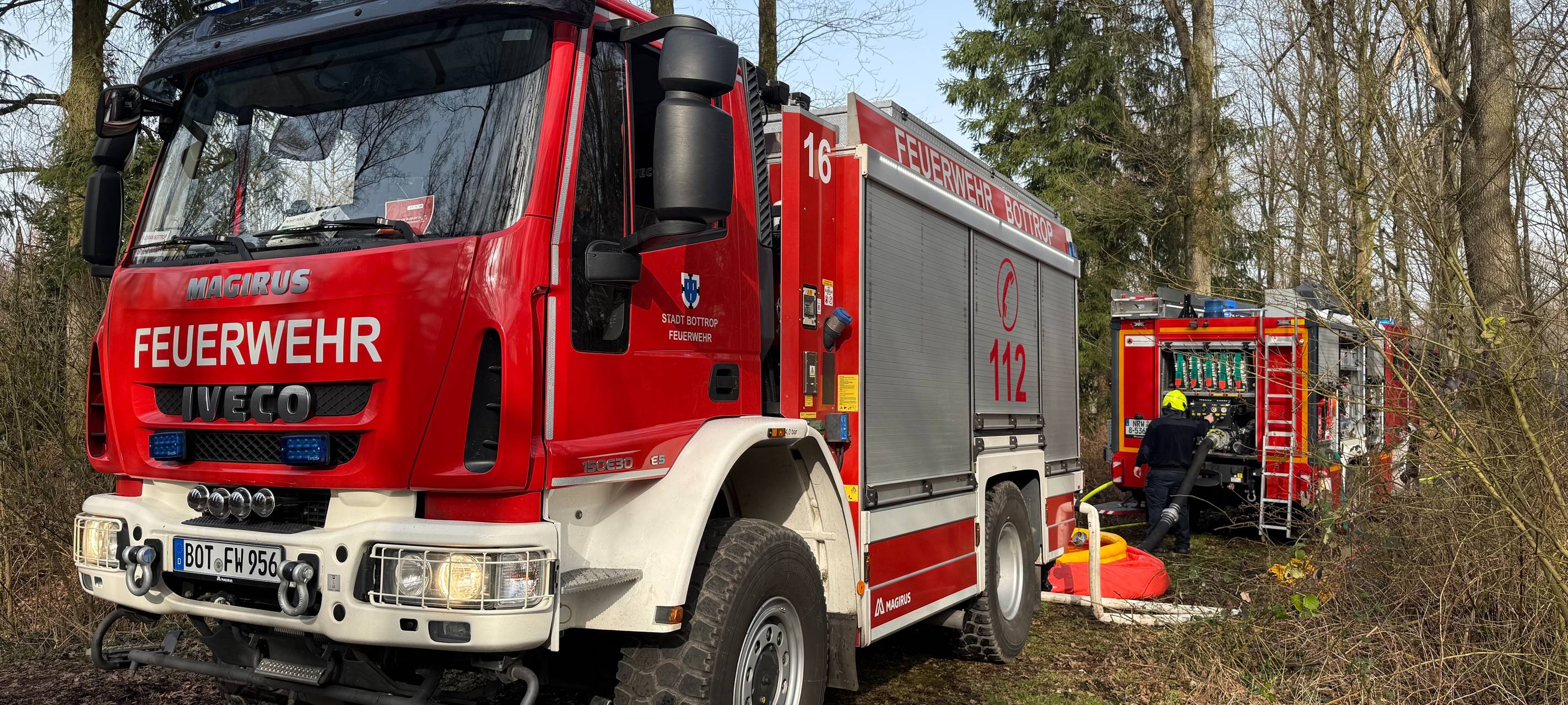 Feuerwehr Bottrop: Erfolgreiche Waldbrandübung mit Drohnen