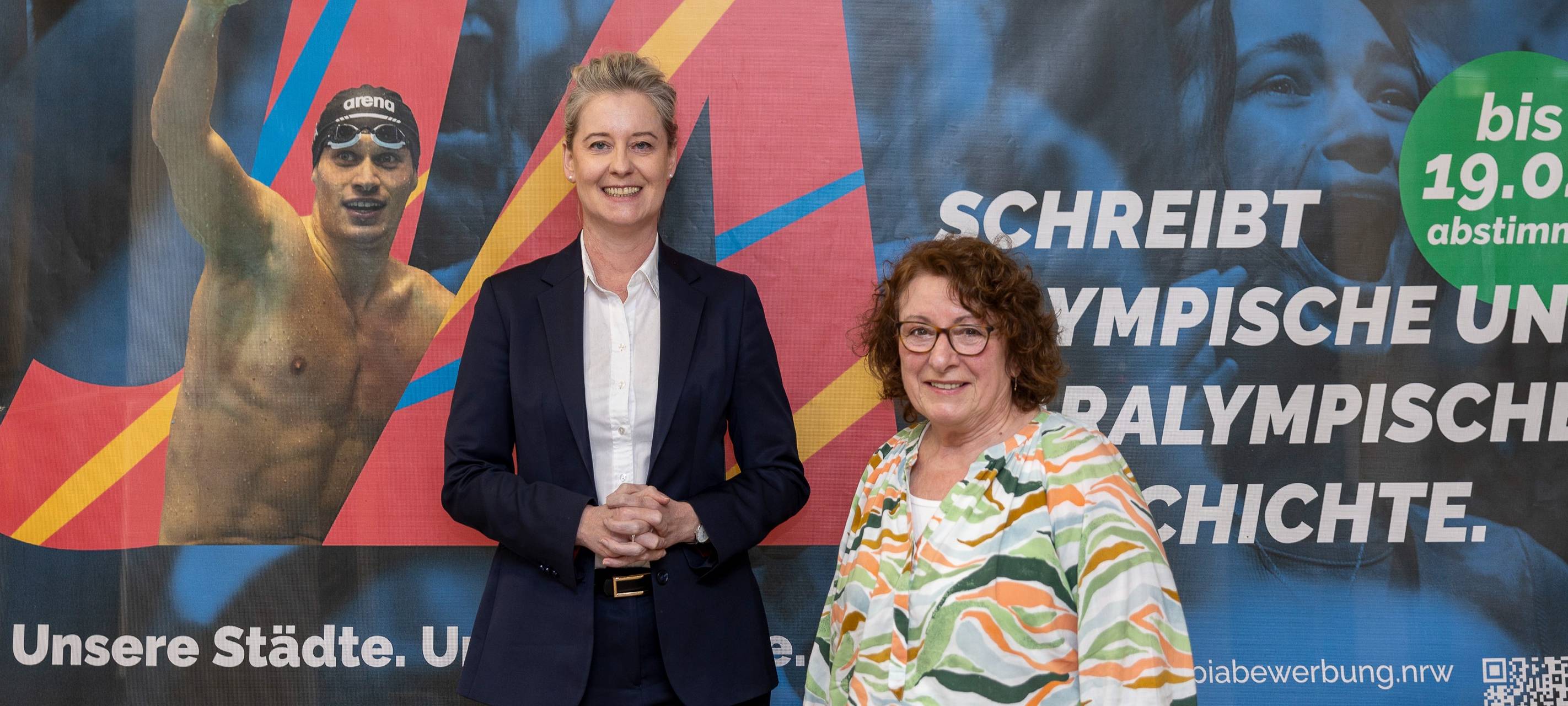 Gelsenkirchen: Andrea Henze wirbt für Olympia-Bewerbung