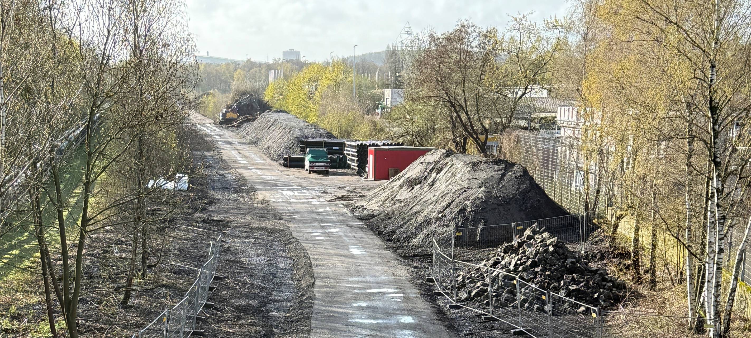 Rad-Trasse liegt im Zeitplan
