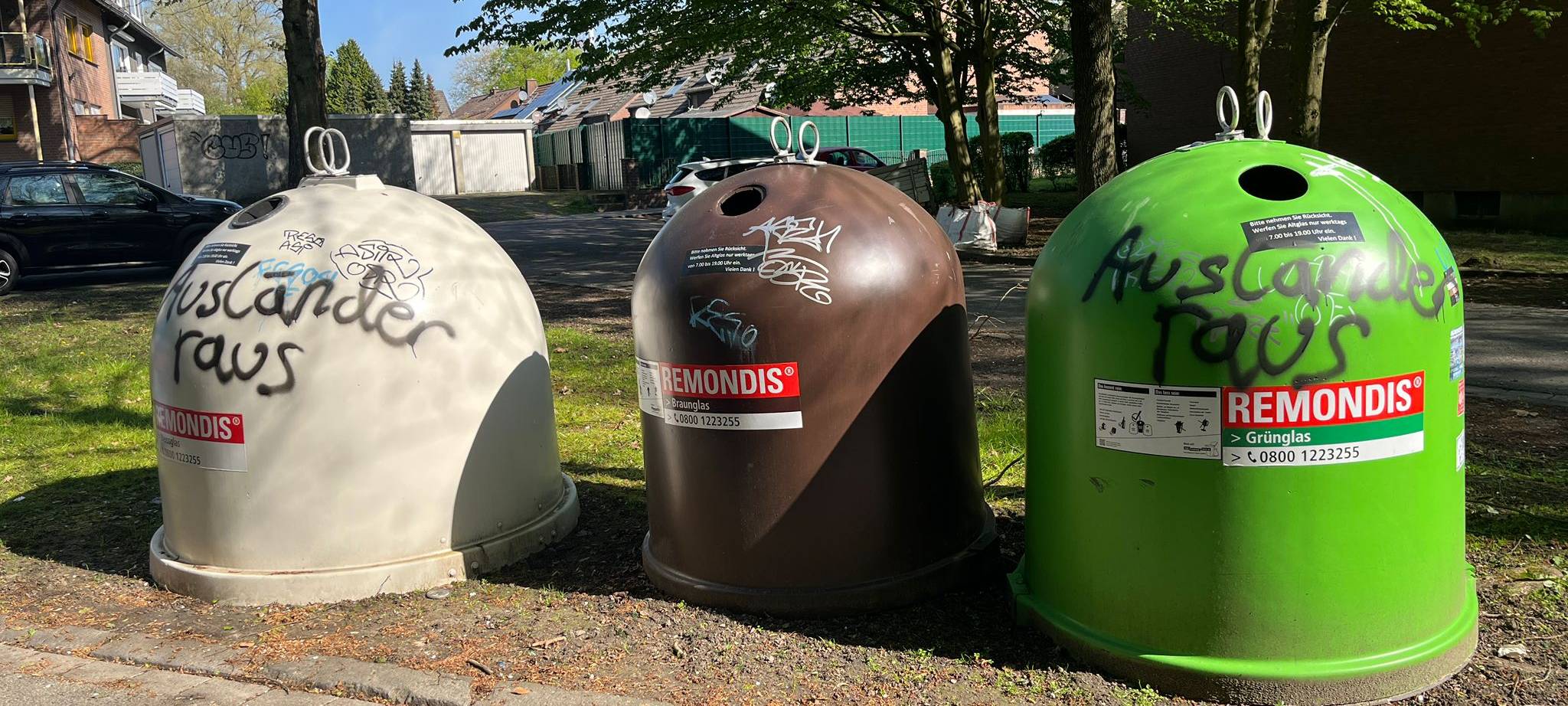 Hakenkreuze und Hass-Parolen in Gelsenkirchen aufgetaucht