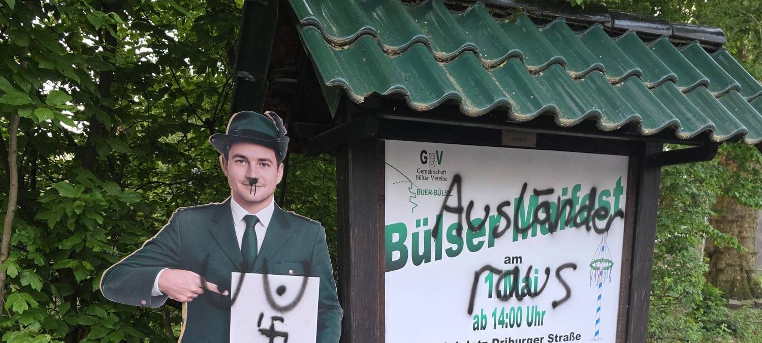 Hakenkreuze und Hass-Parolen in Gelsenkirchen aufgetaucht