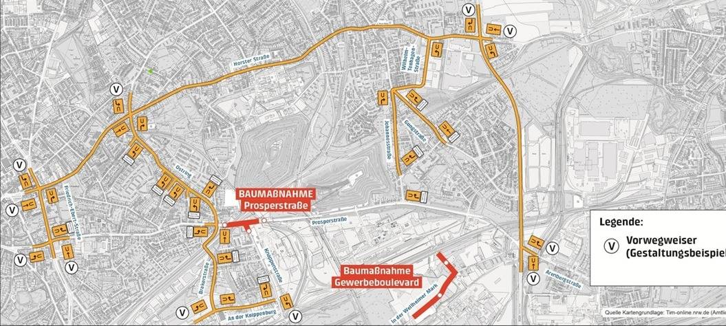 Umleitungspläne für Prosperstraßen-Sperrung