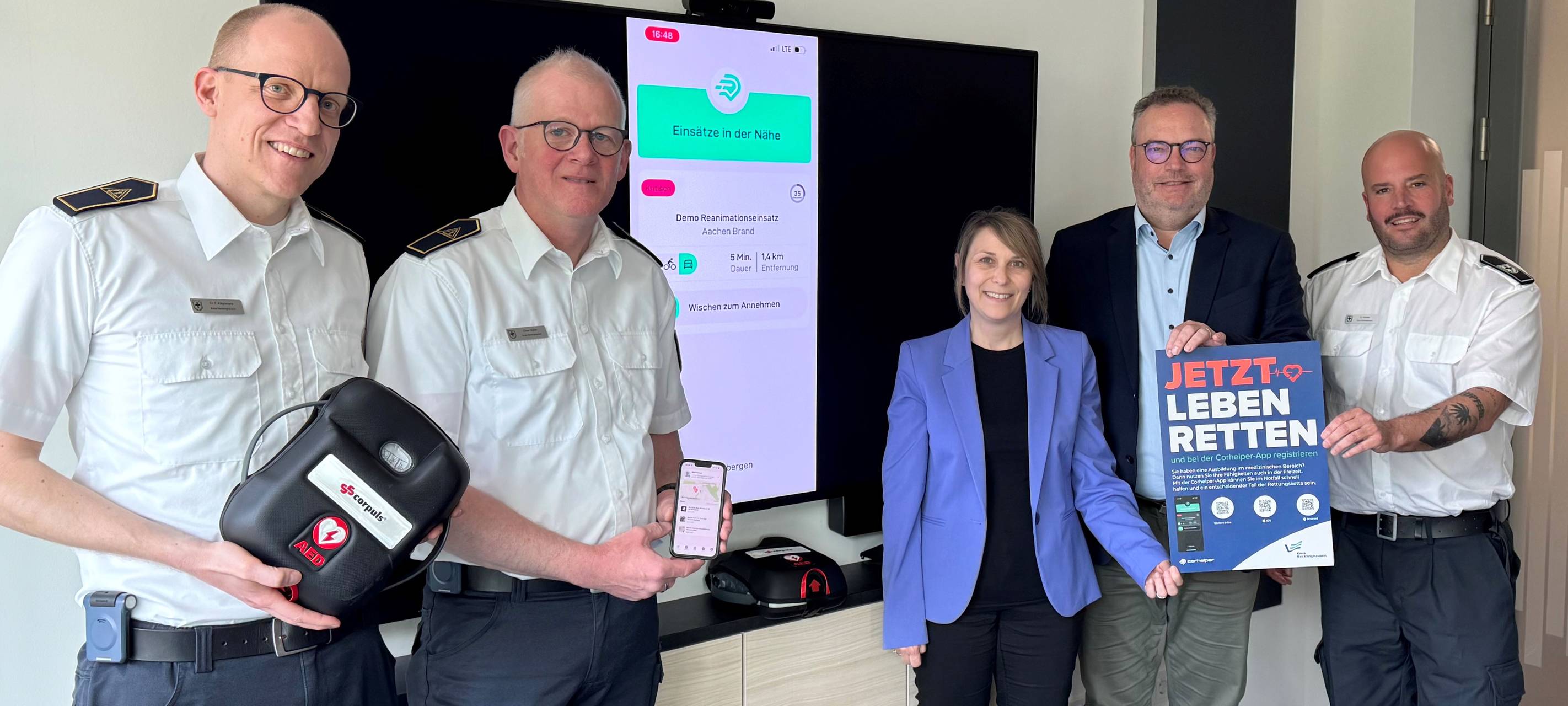 Gladbeck: Ersthelfer für neue Lebensretter-App gesucht