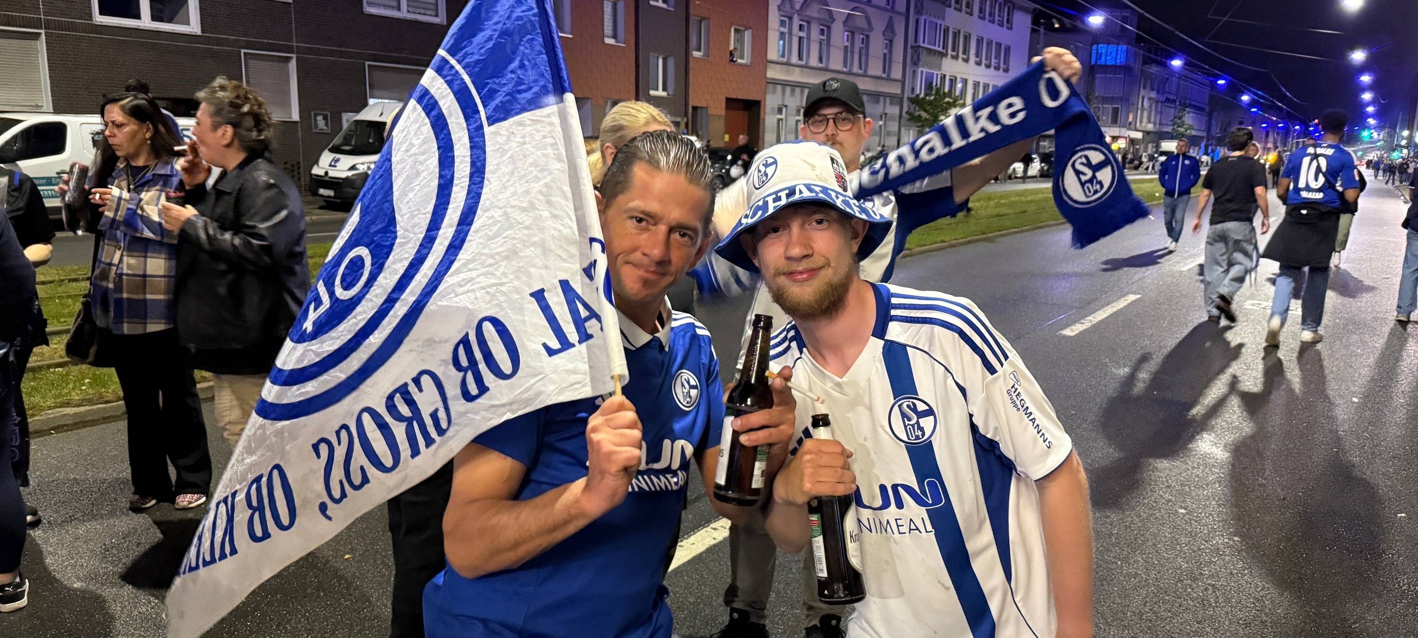 Intensive und friedliche Aufstiegsnacht in Gelsenkirchen