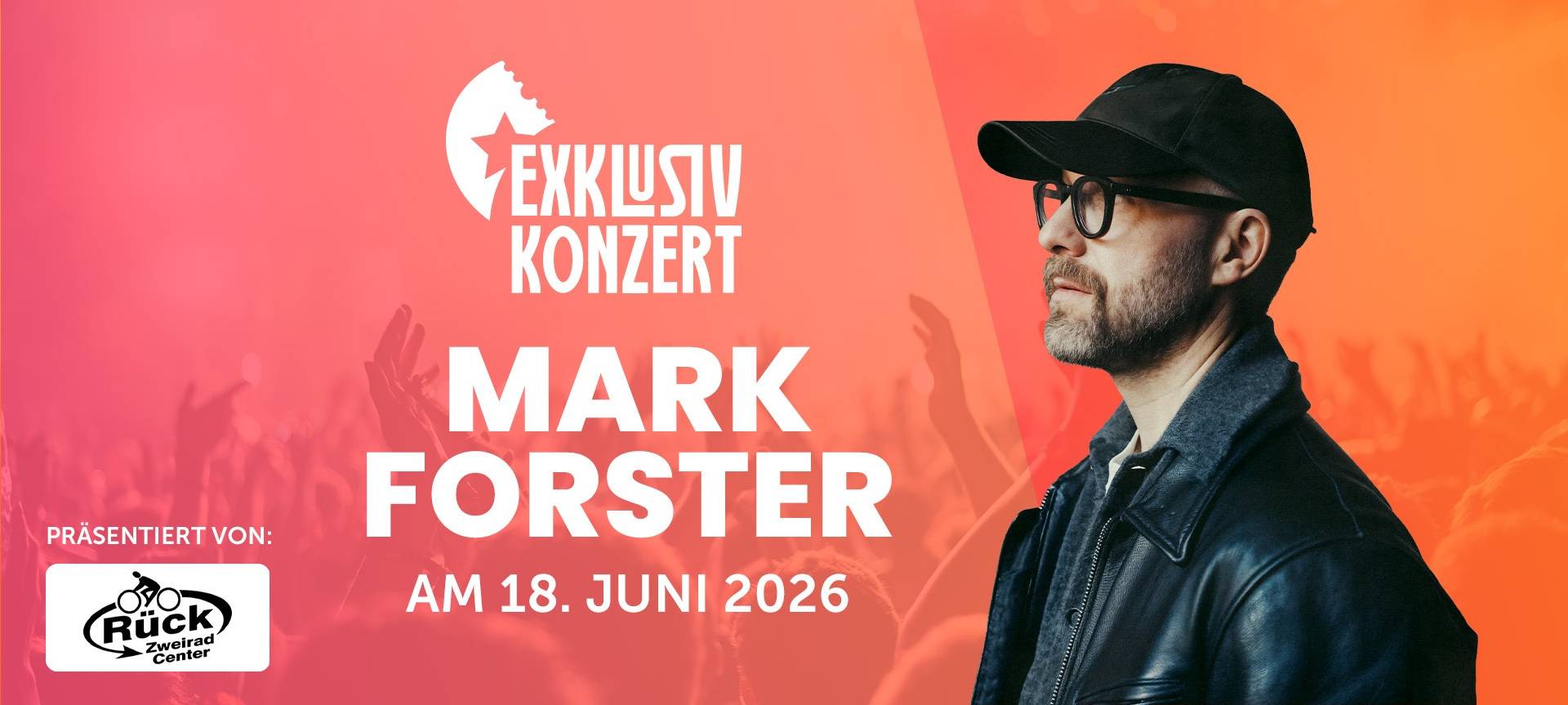 Mark Forster im Exklusivkonzert bei Radio Emscher Lippe